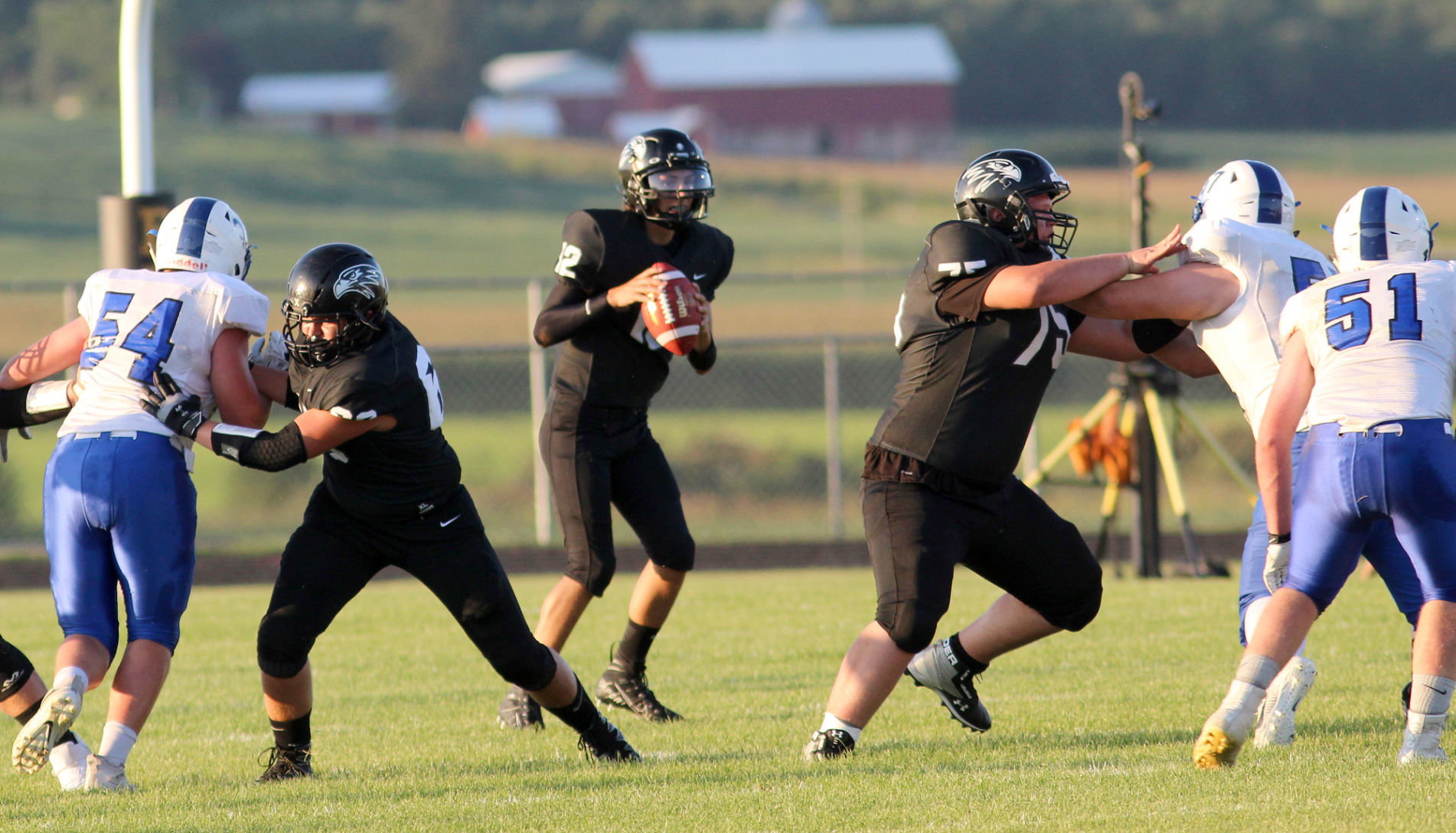 Saint Croix Falls at Bloomer football 8-23-19